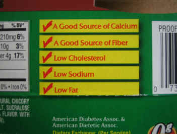 food label benefits list